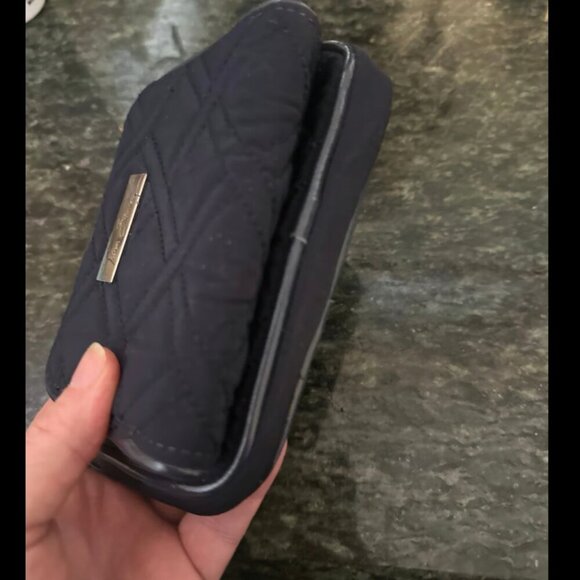 Vera Bradley Navy Quilted Wallet/Wristlet NWOT - Picture 3 of 5